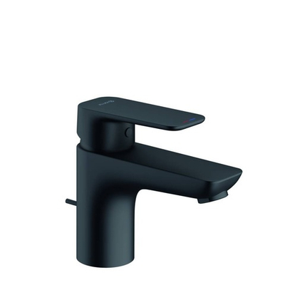 Смеситель для раковины Kludi Pure&Style 75 однорычажный c донным клапаном, черный матовый (403823975)