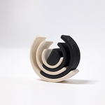 Маленькая деревянная радуга "Монохром" 6 деталей