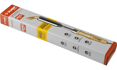 ЗУБР Ceramic PRO, 200 Вт, клин, высокомощный электропаяльник с деревянной рукояткой (55303-200)