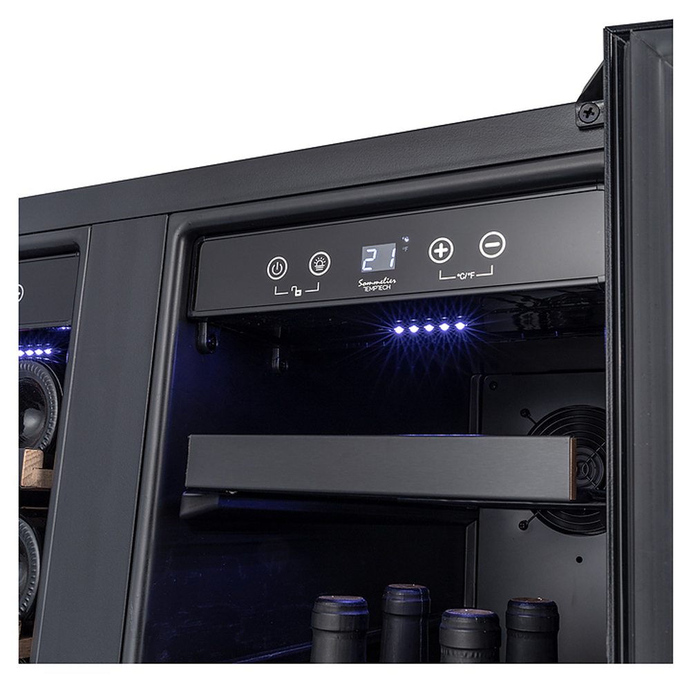 Шкаф винный Temptech Sommelier SOM2DX60DRB