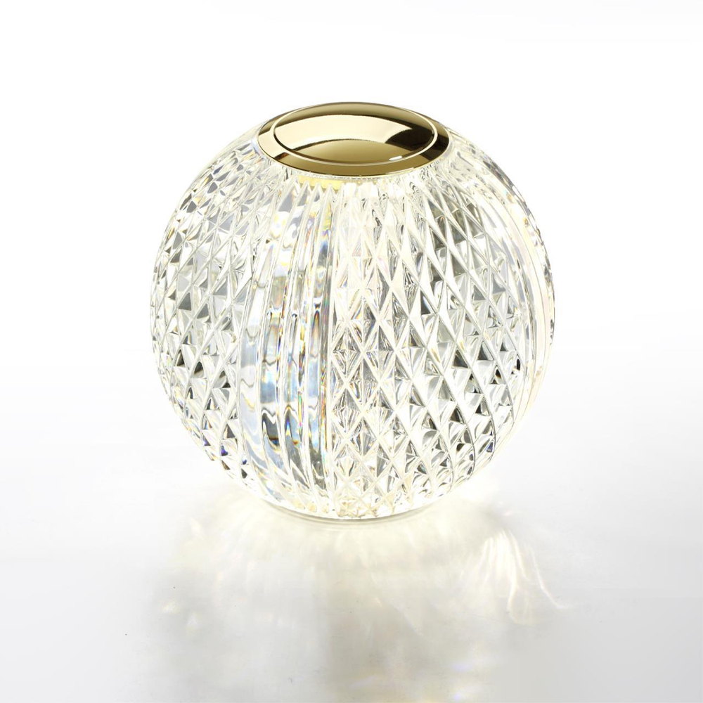 5008/2TL L-VISION ODL24 583 золотой/металл/акрил Настольный светильник LED 2W 4000K 180лм CRYSTAL