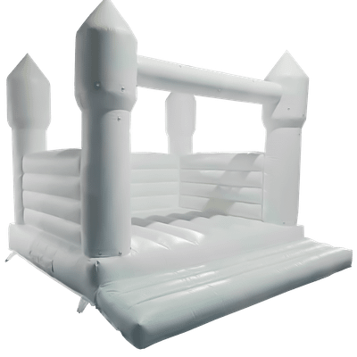 Белоснежный надувной батут - фотозона и реквизит для свадебных торжеств и праздников, 4*4*2,75 м