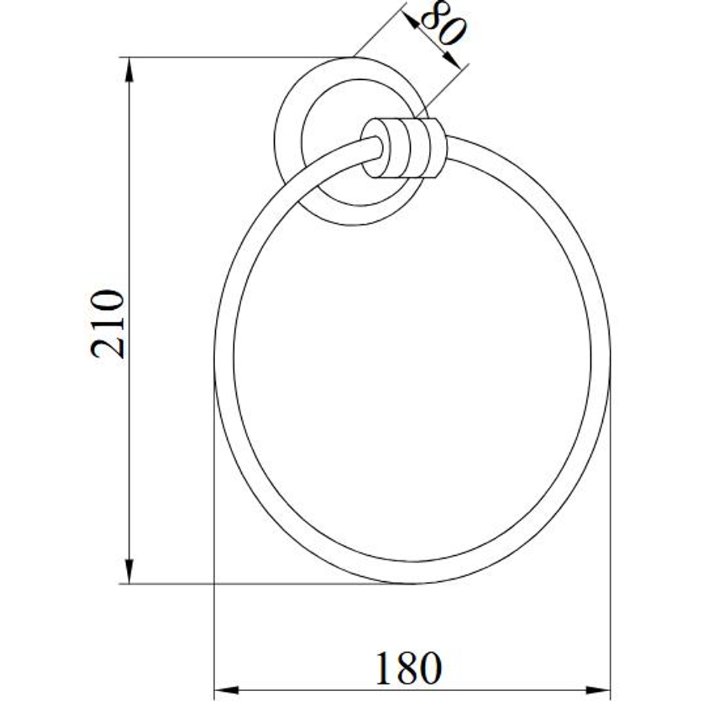 Полотенцедержатель Boheme Hermitage 10354 GOLD