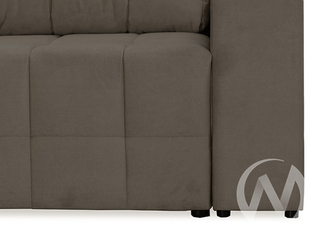 Диван прямой Элегант БД (2022) ДЕКОР ВЕНГЕ/GROUND 06 (песочно-серый)