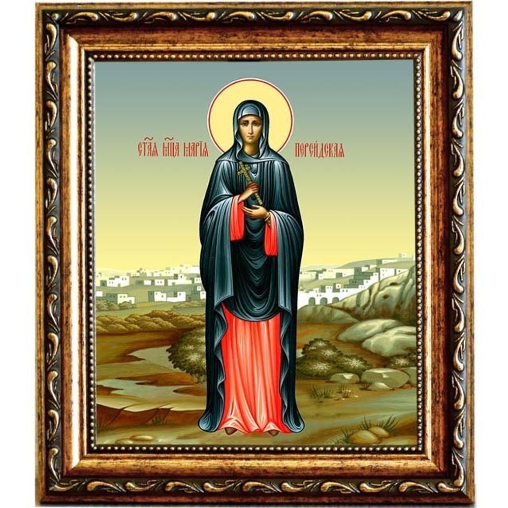 Мария Персидская мученица. Икона на холсте.