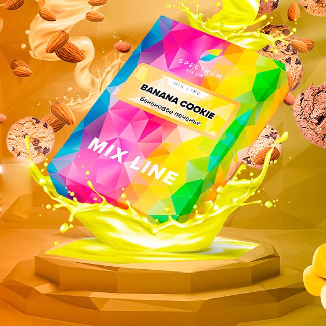 Табак Spectrum Mix Line - Banana Cookie 40 г