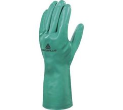 Перчатки химическистойкие нитрильные с хлопковым напылением NITREX VE801 Delta Plus VE801VE07