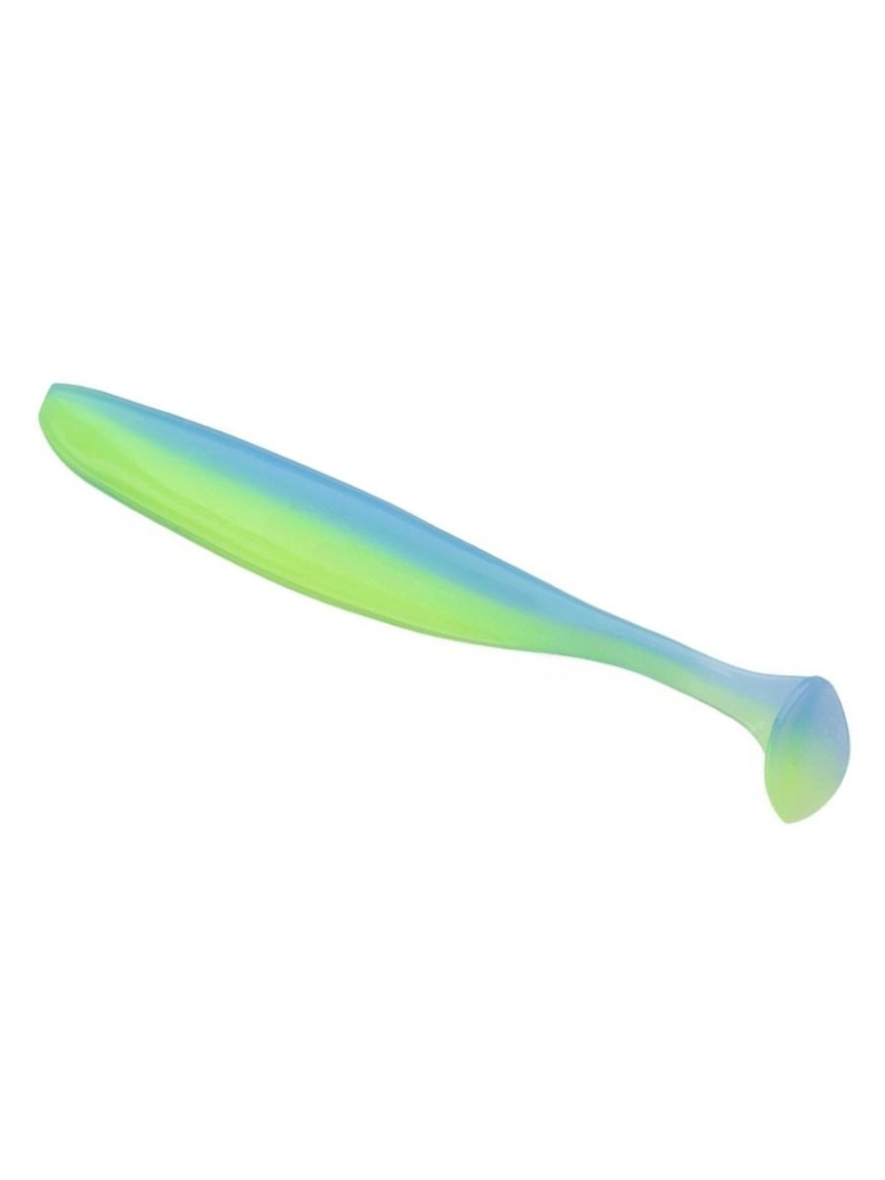 Приманка силиконовая Keitech Easy Shiner 4" PAL #01 Chartreuse Red Flake, 3 упаковки по 7 штук