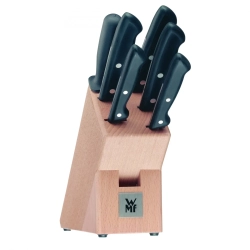 WMF Набор из 5 ножей Classic Line в блоке + точилка