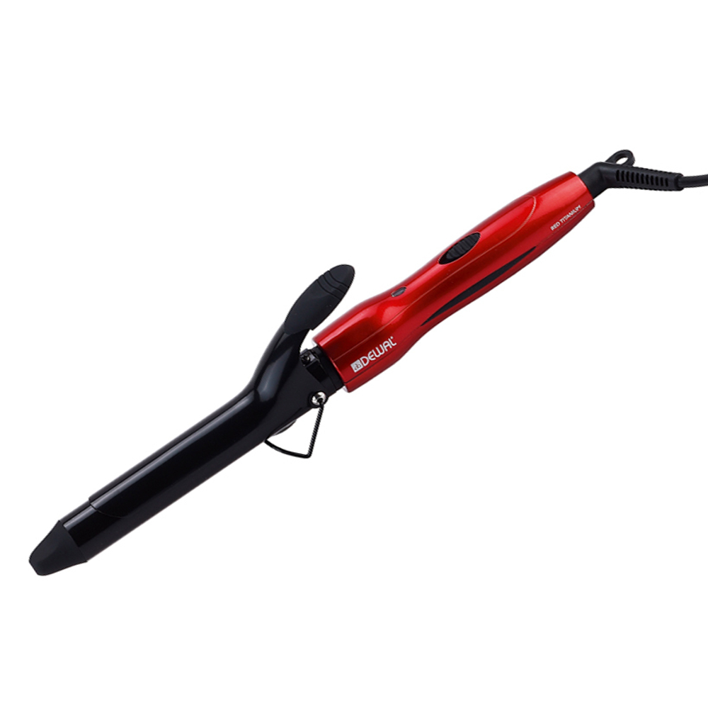 Плойка  для волос DEWAL Red Titanium 25 мм, 40Вт
