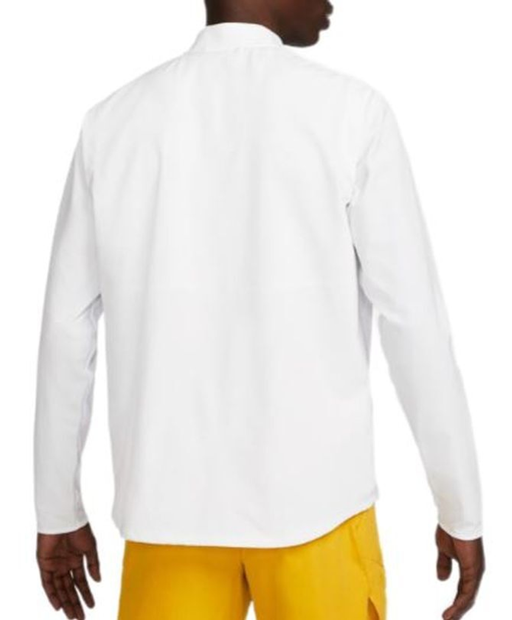 Куртка теннисная Nike Court Advantage Packable Jacket - white/black