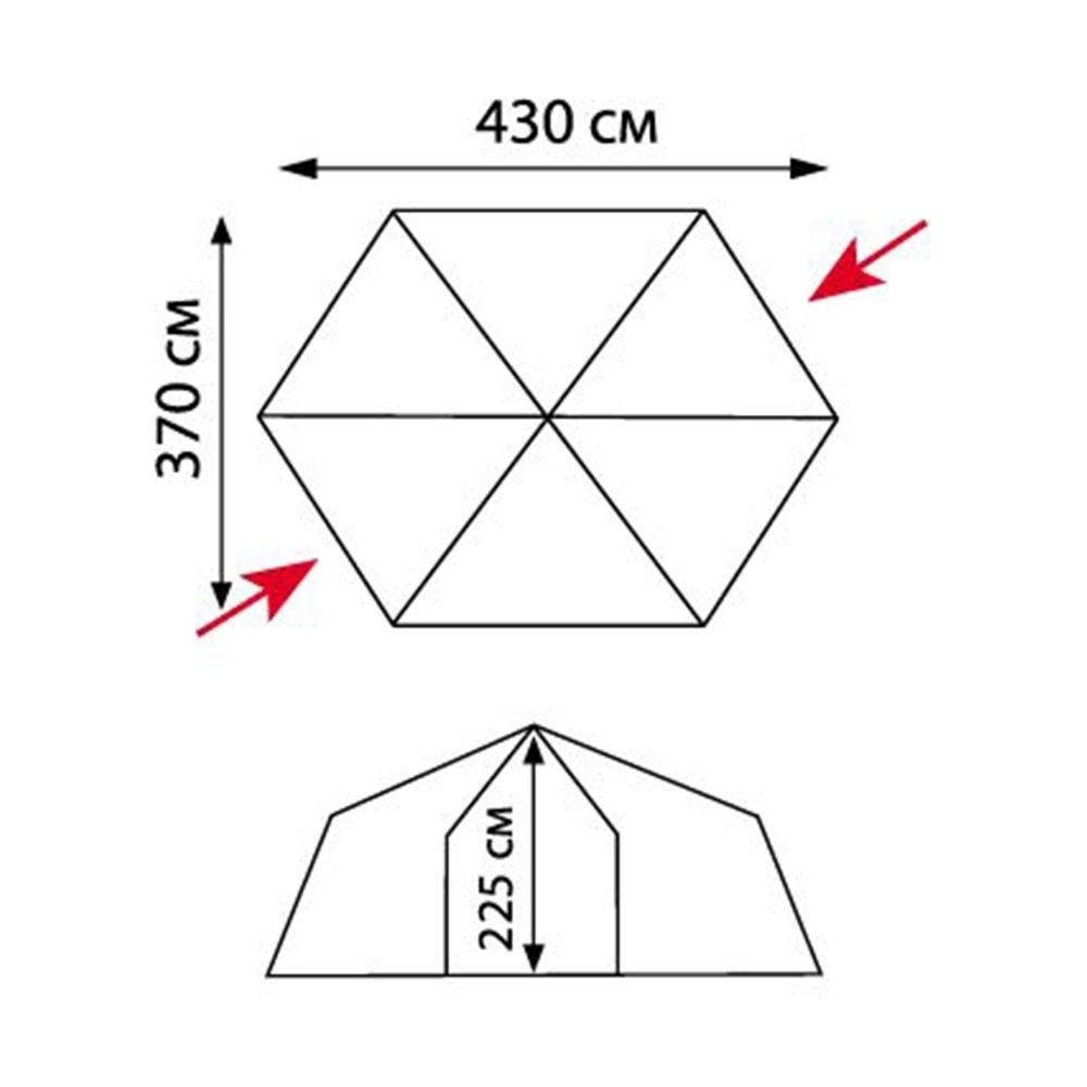 Tramp Lite палатка Mosquito orange (оранжевый)