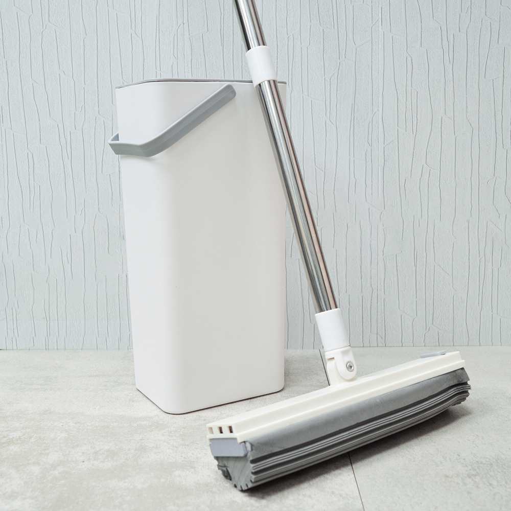 Набор для уборки "Happy Panda" (ведро с отжимом, швабра, насадка ПВА), HP-MB03