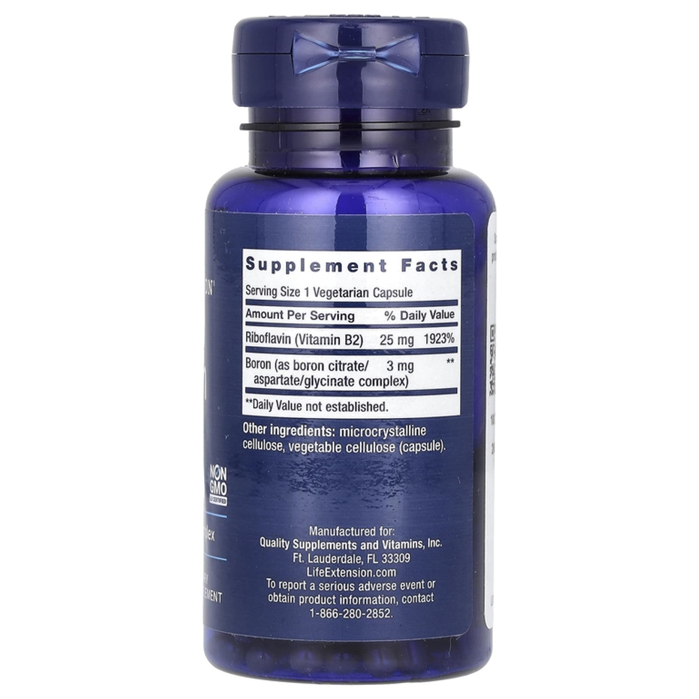 Life Extension Boron 3 mg 100 veg capsules, Бор