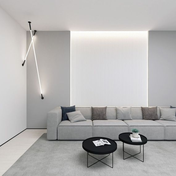 Настенно-потолочный светодиодный светильник Denkirs Flex DK7502-BK