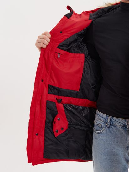 Куртка зимняя "Премьер" (красный/черный)