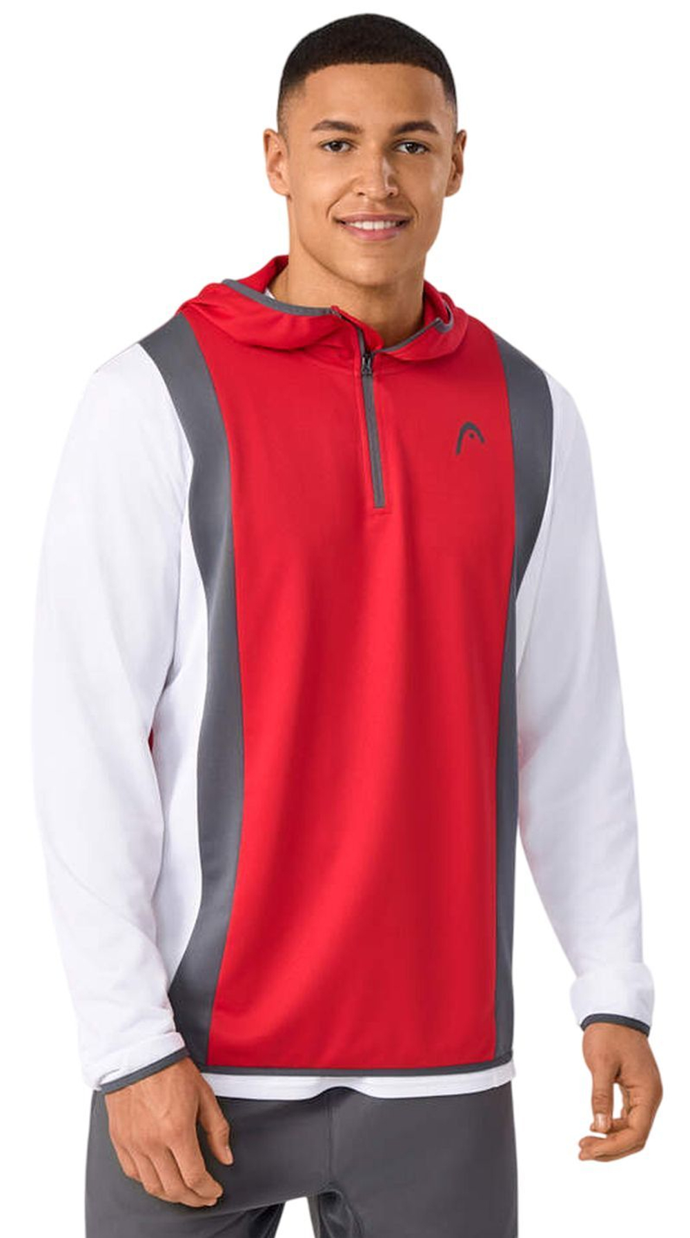 Мужская теннисная кофта Head Club 25 Tech - красный