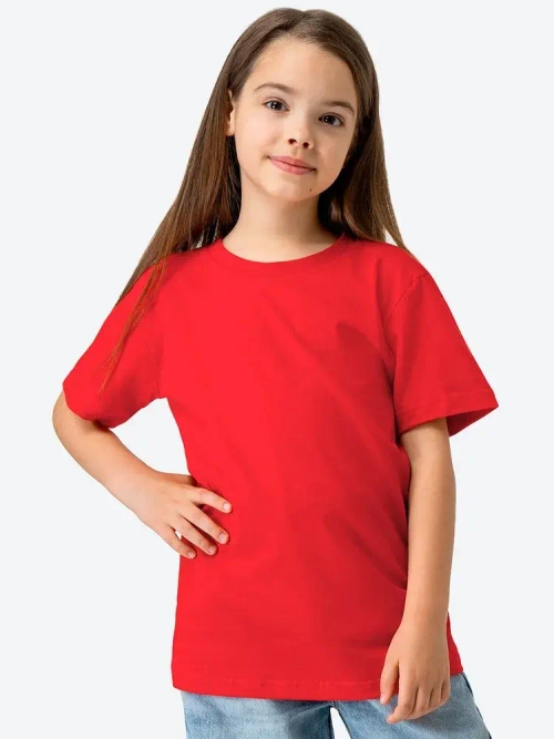 Футболка детская красная 160гр/м2