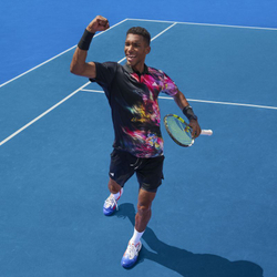 Мужское теннисное поло Adidas Melbourne Tennis Heat Rdy Freelift Polo Shirt - разноцветный/black