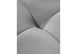 Обеденная группа Эделин светло-серый / бетон / черный матовый