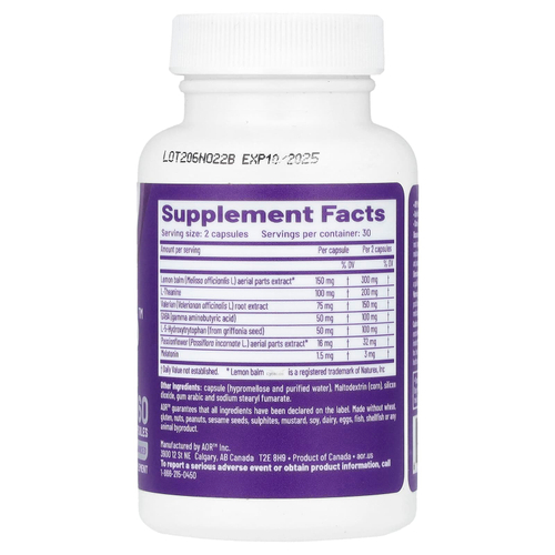 Advanced Orthomolecular Research AOR, Ortho Sleep с Cyracos, 443 мг, 60 капсул (221 мг в 1 капсуле)