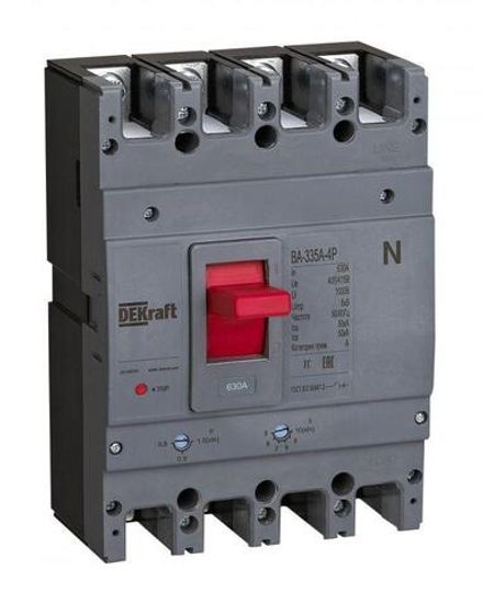 Выключатель автоматический 4п 630А 50кА ВА-335А DEKraft 28139DEK