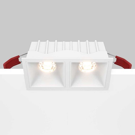 Встраиваемый светильник Maytoni Alfa LED DL043-02-10W3K-D-SQ-W