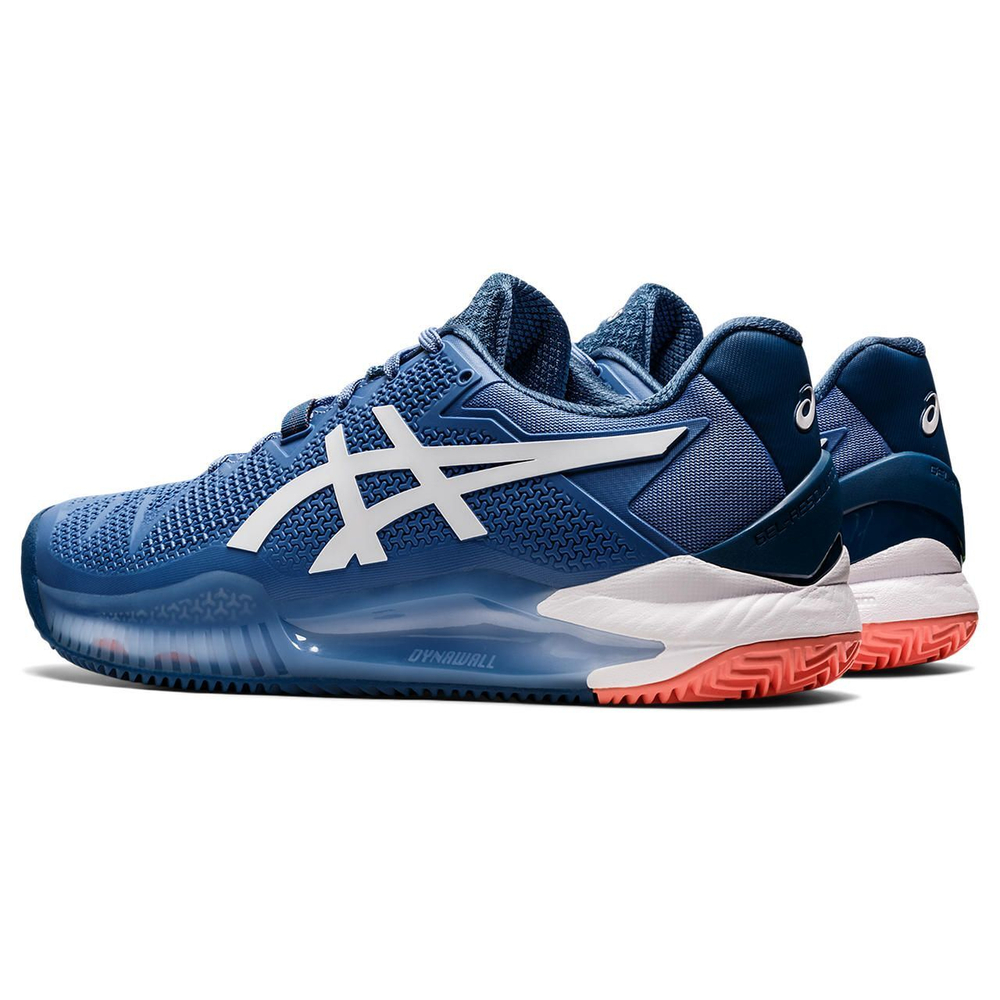 Мужские кроссовки теннисные Asics Gel-Resolution 8 Clay - blue harmony/white