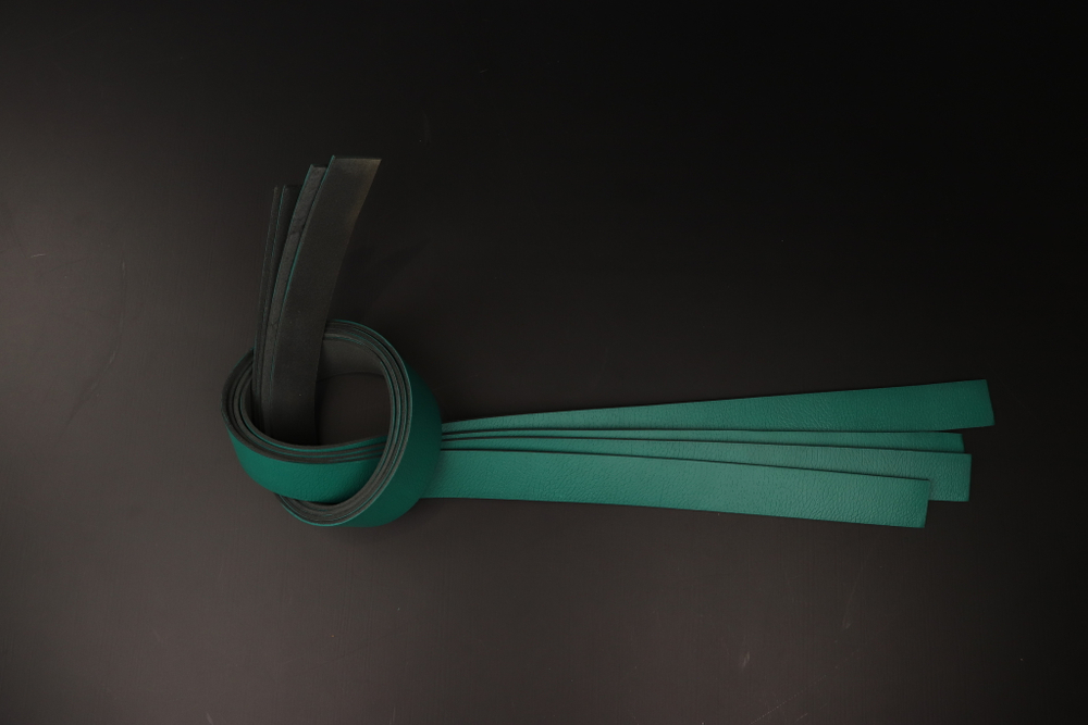 Ременная заготовка зеленая с лицевой отделкой + плита Терра