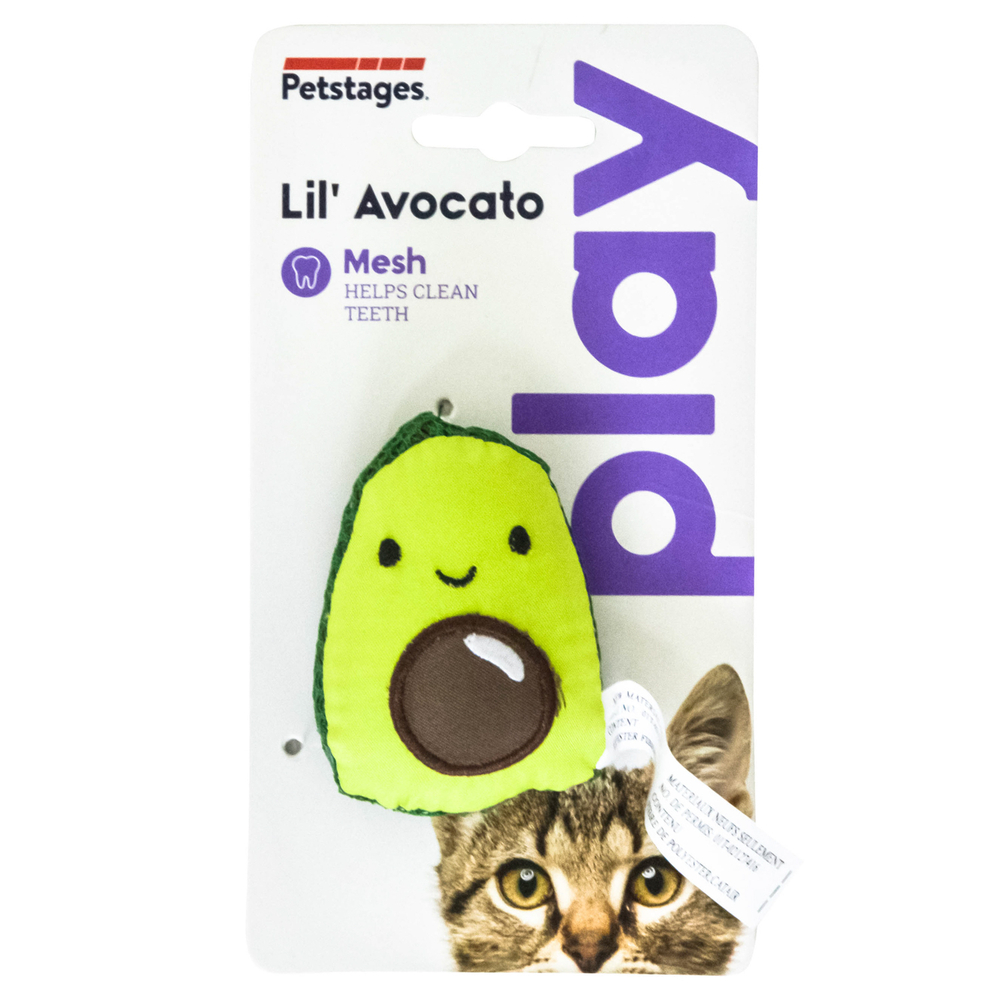 Petstages игрушка д/кошек с мятой "Авакадо" 8 см
