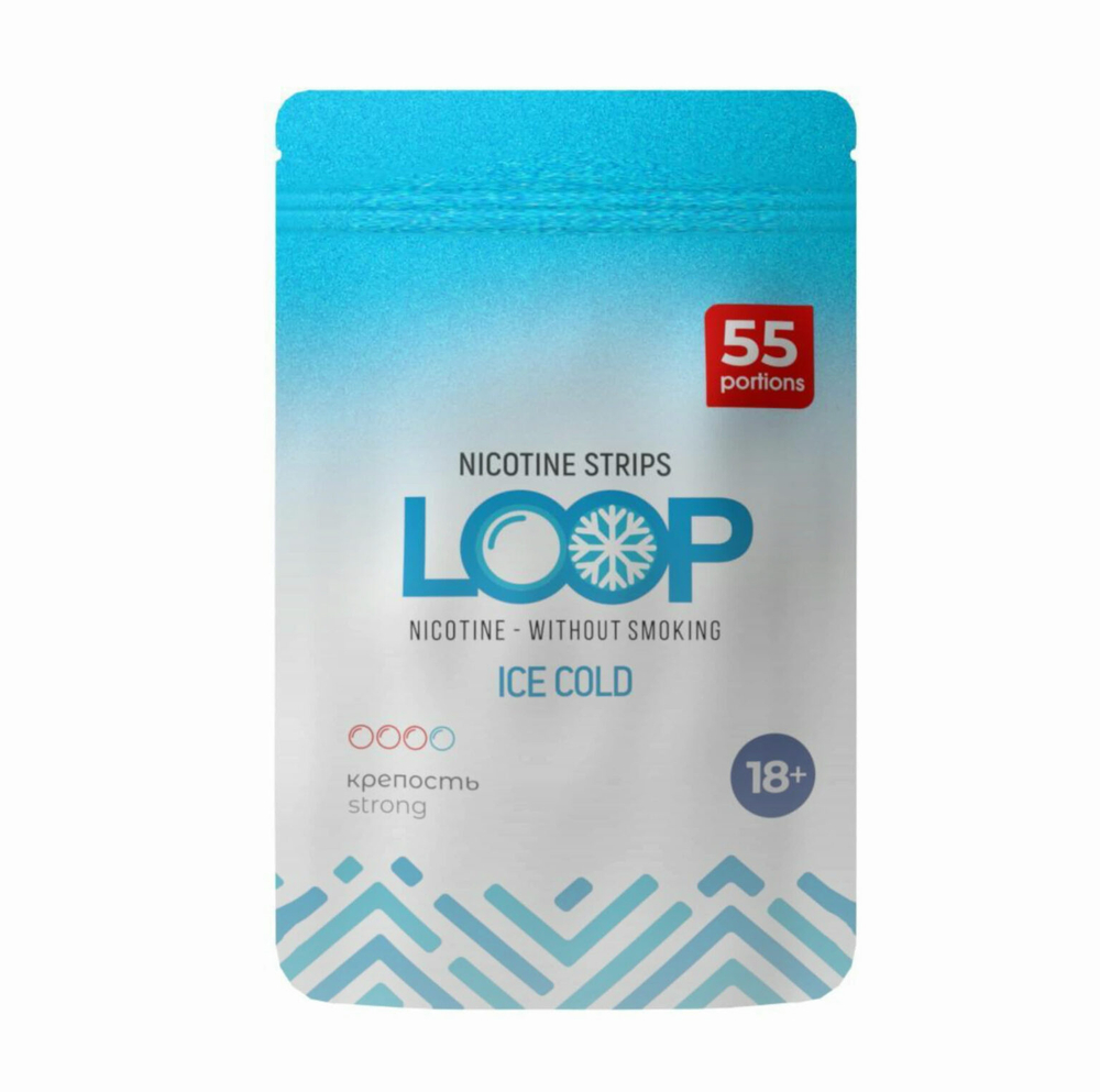 LOOP ICE COLD НИКОТИНОВЫЕ ПЛАСТИНКИ (12 МГ) - ЛЕДЯНАЯ МЯТА