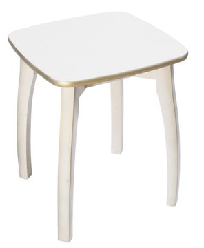 Табурет Т30 жесткое сиденье (бук/тон 1 с золотой патиной)