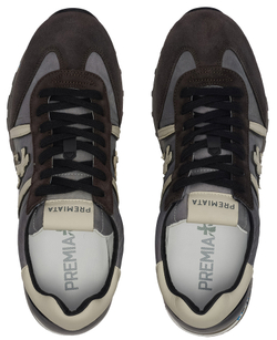 Premiata Lucy 4929 Серые с коричневым