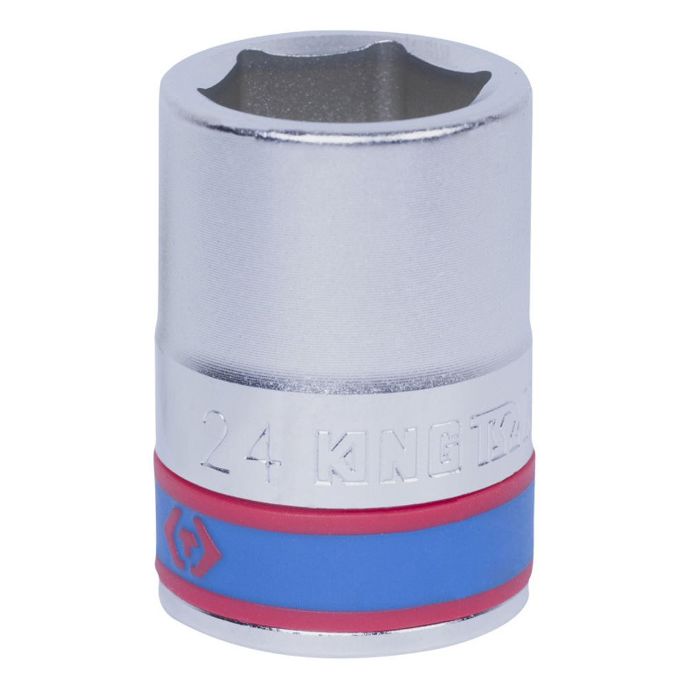 Головка торцевая стандартная шестигранная 3/4&quot;, 24 мм KING TONY 633524M