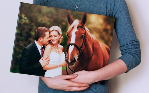 Печать фото на холсте