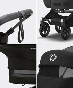 Коляска Bugaboo Donkey 5 Mono Complete 2 в 1 Black/Midnight Black-Midnight Black