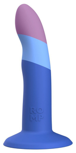 Яркий фаллоимитатор Romp Piccolo с присоской - 14 см.