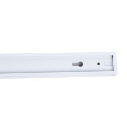 UBX-Q122 GS2 WHITE 100 SET01 Шинопровод осветительный. тип G. в наборе с заглушкой и вводом питания. Однофазный. Белый. Длина 1м. ТМ Volpe.