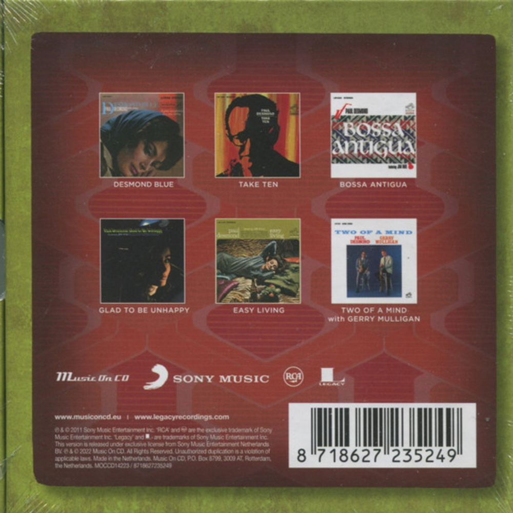 Paul Desmond / The Complete RCA Albums Collection (6CD)