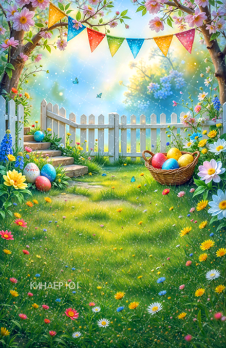 Фотофон "Пасхальный" арт. ФФ912-1