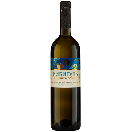 Вино Бибигуль белое полусухое Бахус 0,75 л