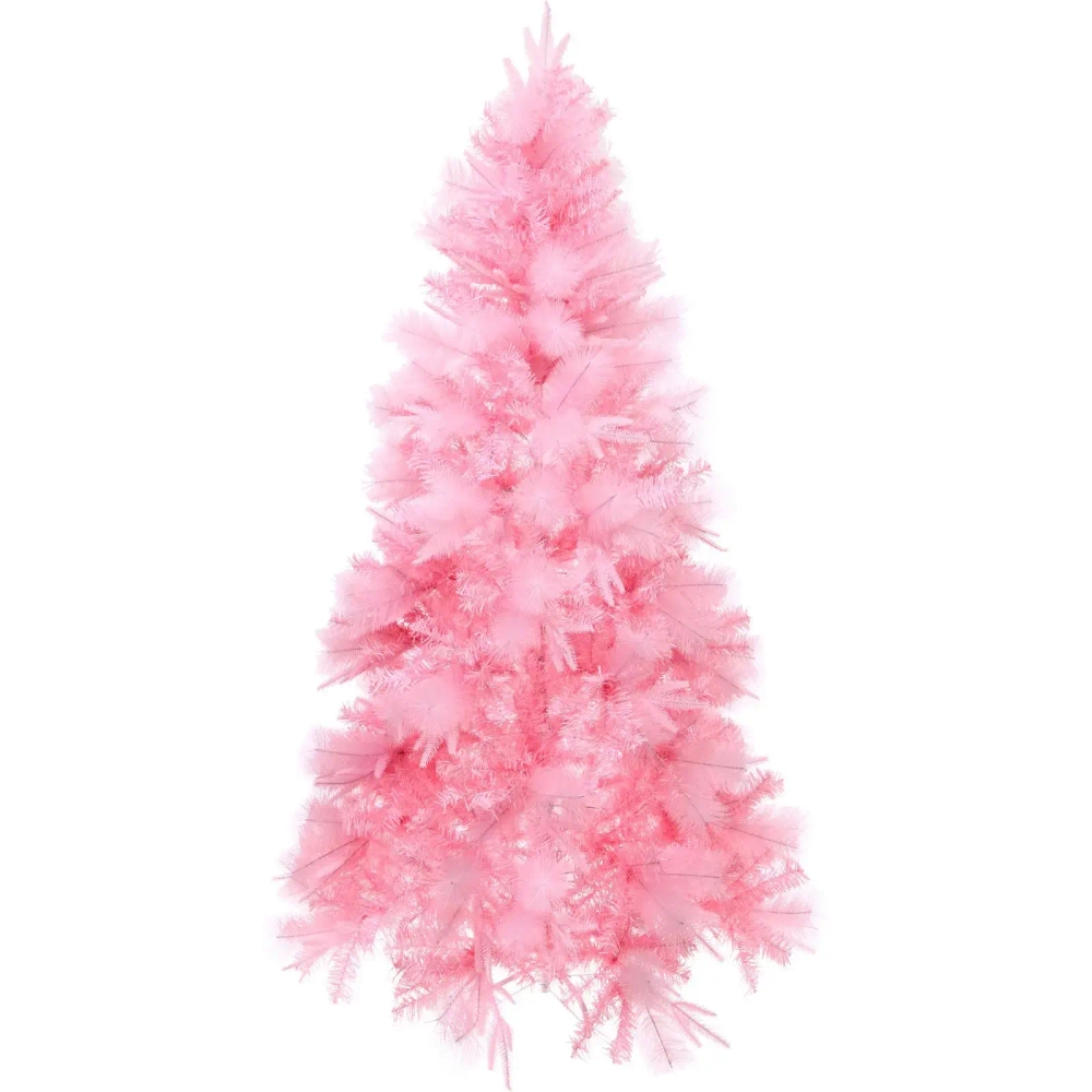 Ёлка «Розовый зимний сад» 180 см, ПВХ, леска, резина (650 веток)