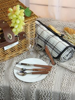 HOLYDAY BASKET Набор для пикника с термосумкой и пледом на 4 персоны