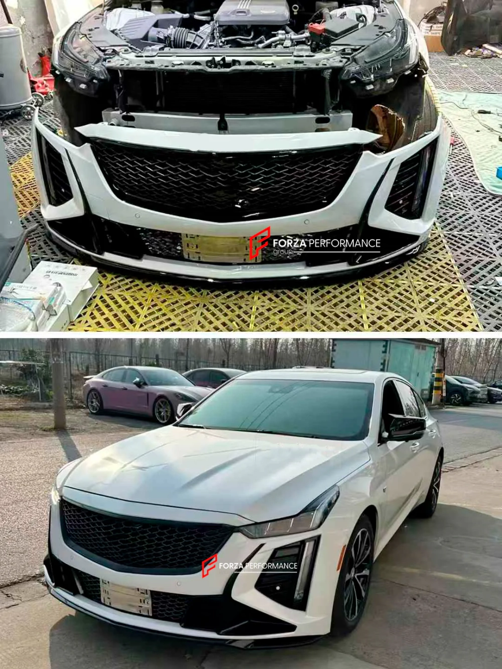 Передний бампер для CADILLAC CT5 2019 - 2024 Кадиллак
