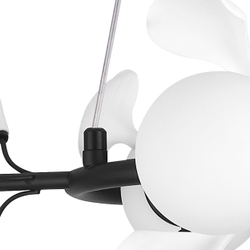 799067 Люстра CERAMO BW 6х6W(led) G9 ЧЕРНЫЙ/БЕЛЫЙ