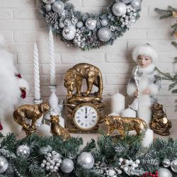 Часы Тигр Бронза