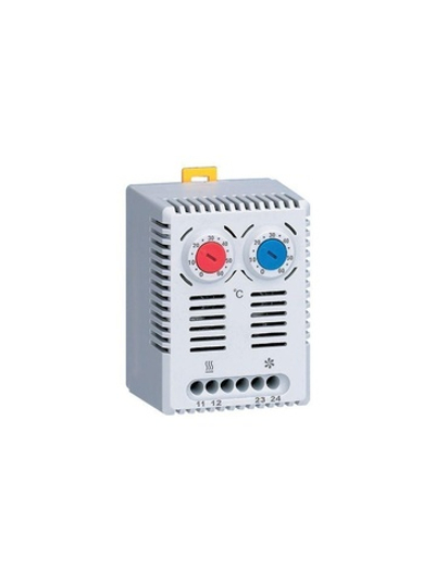 Термостат NO+NC (охлаждение и обогрев) на DIN-рейку 10A 230В IP20 PROxima EKF T2C10M