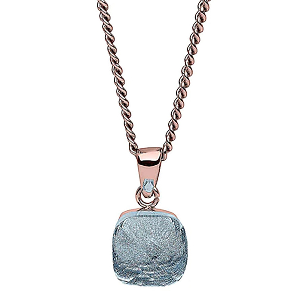 Колье Qudo Firenze hellblau 400224.1 BL/RG