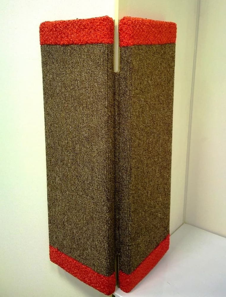 Когтеточка угловая, ковролин, 2х(20х60)