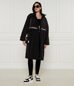 Кожаные кроссовки krew max Karl Lagerfeld - черный(KL63321)